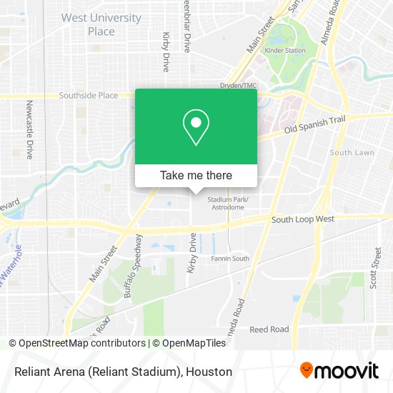 Mapa de Reliant Arena (Reliant Stadium)