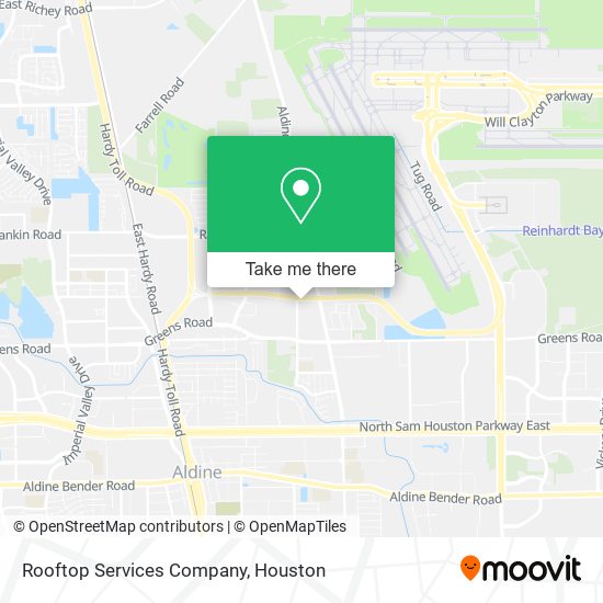 Rooftop Services Company map