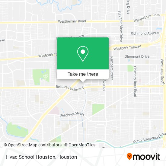 Hvac School Houston map