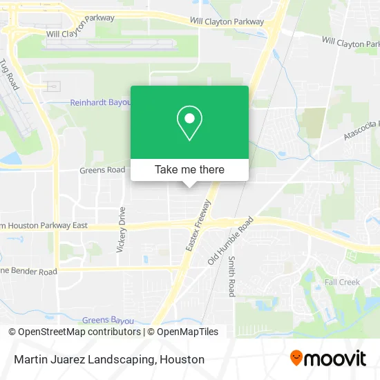 Martin Juarez Landscaping map