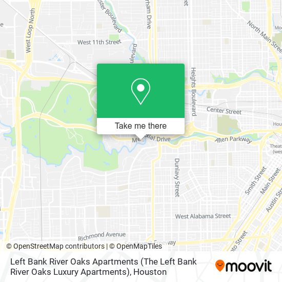 Left Bank River Oaks Apartments (The Left Bank River Oaks Luxury Apartments) map