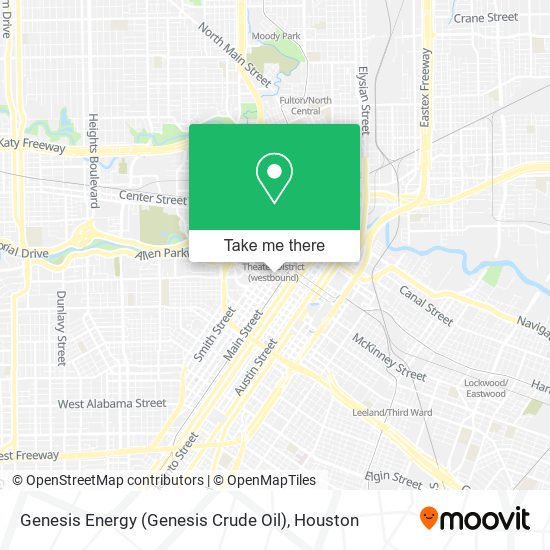 Mapa de Genesis Energy (Genesis Crude Oil)