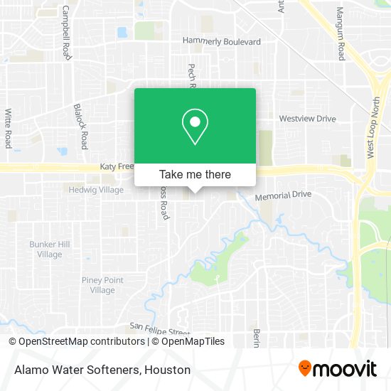 Alamo Water Softeners map