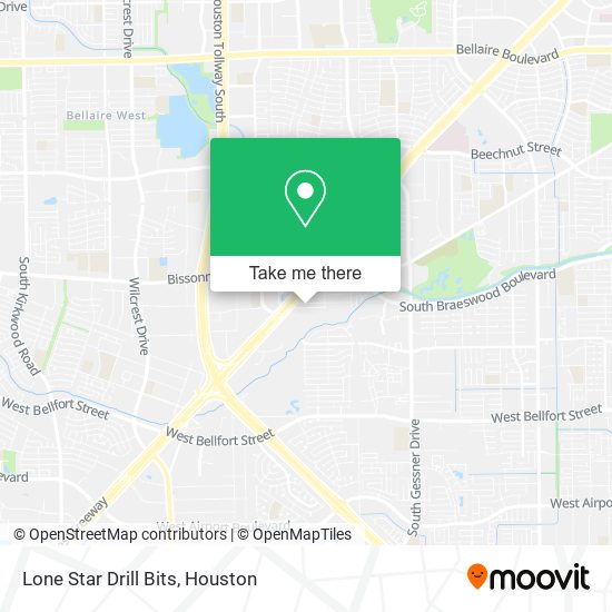 Mapa de Lone Star Drill Bits