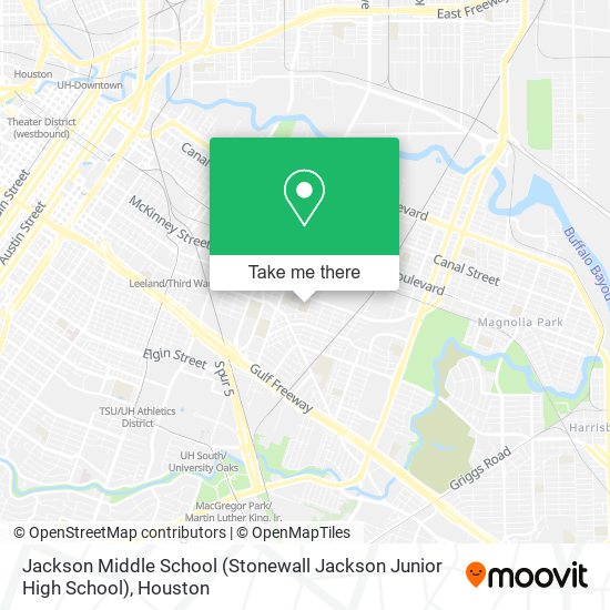 Mapa de Jackson Middle School (Stonewall Jackson Junior High School)