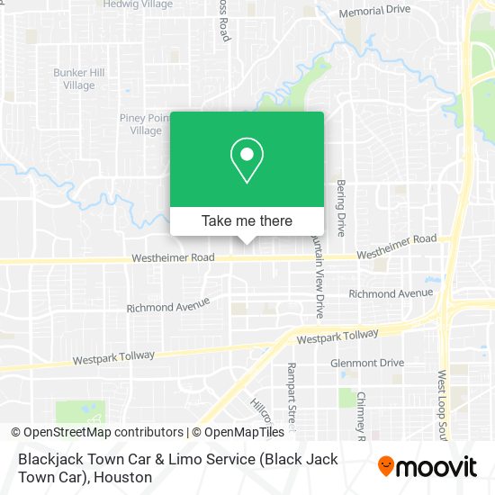 Blackjack Town Car & Limo Service (Black Jack Town Car) map