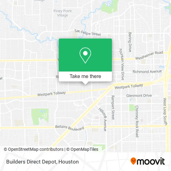 Builders Direct Depot map