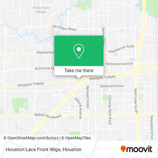 Mapa de Houston Lace Front Wigs