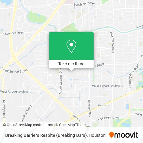 Breaking Barriers Respite (Breaking Bars) map