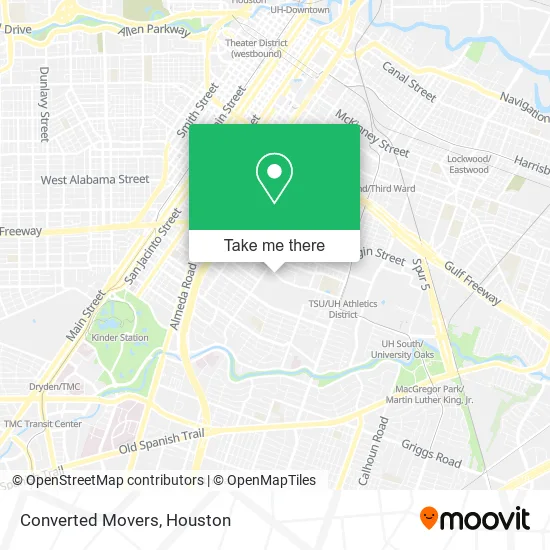 Converted Movers map