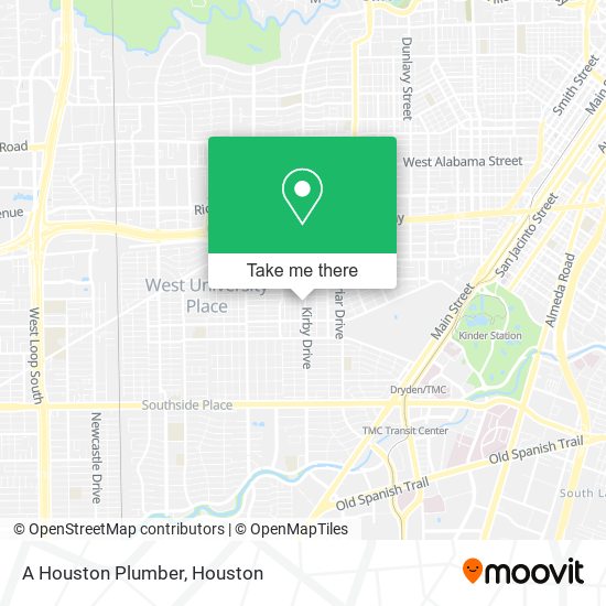 A Houston Plumber map