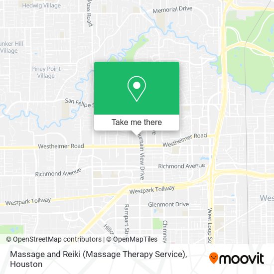 Massage and Reiki (Massage Therapy Service) map