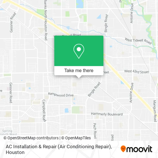 AC Installation & Repair (Air Conditioning Repair) map