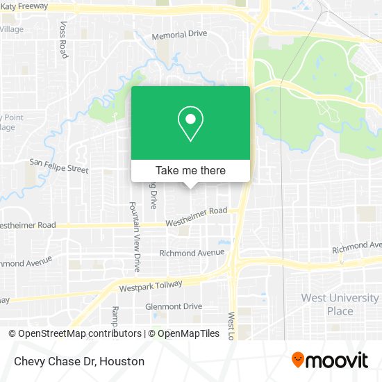 Chevy Chase Dr map