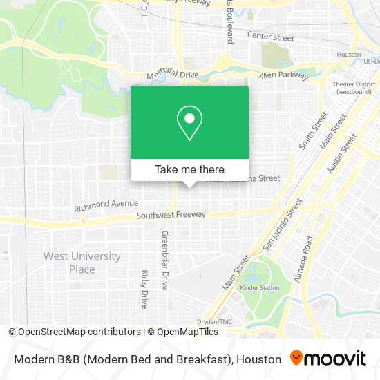 Modern B&B (Modern Bed and Breakfast) map