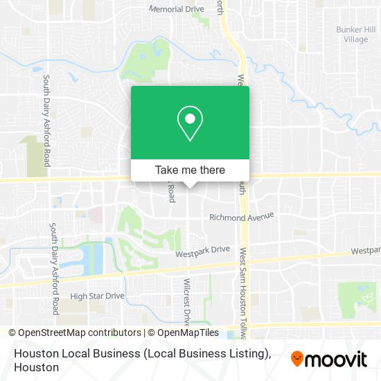 Houston Local Business (Local Business Listing) map