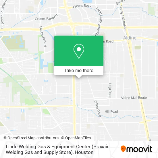 Linde Welding Gas & Equipment Center (Praxair Welding Gas and Supply Store) map