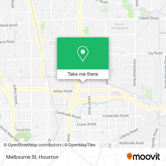 Melbourne St map