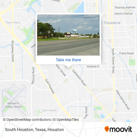 Mapa de South Houston, Texas