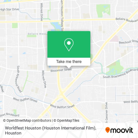 Worldfest Houston (Houston International Film) map