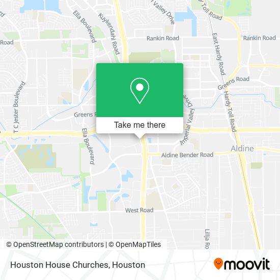 Mapa de Houston House Churches