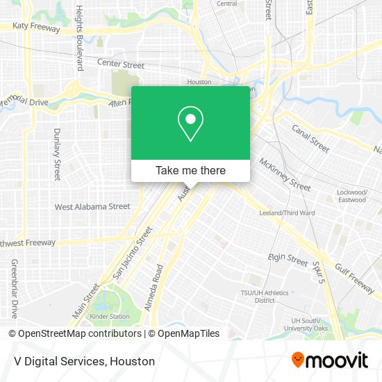 V Digital Services map