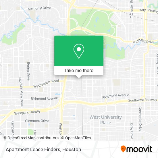 Apartment Lease Finders map