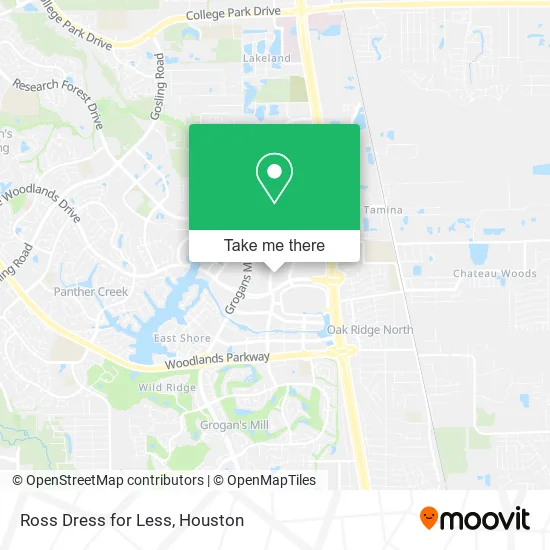 Ross Dress for Less map