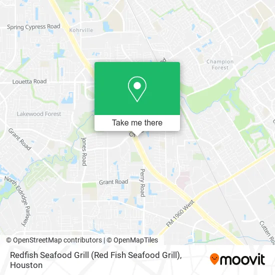 Mapa de Redfish Seafood Grill (Red Fish Seafood Grill)