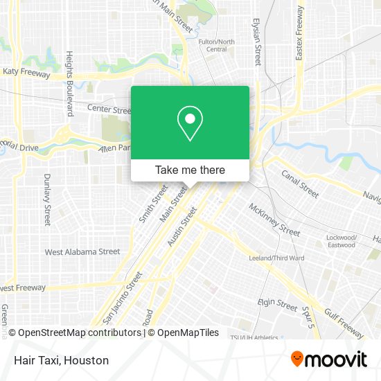 Hair Taxi map