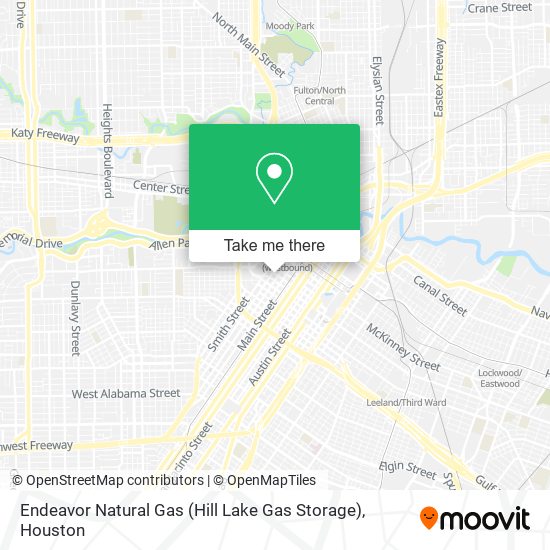 Endeavor Natural Gas (Hill Lake Gas Storage) map