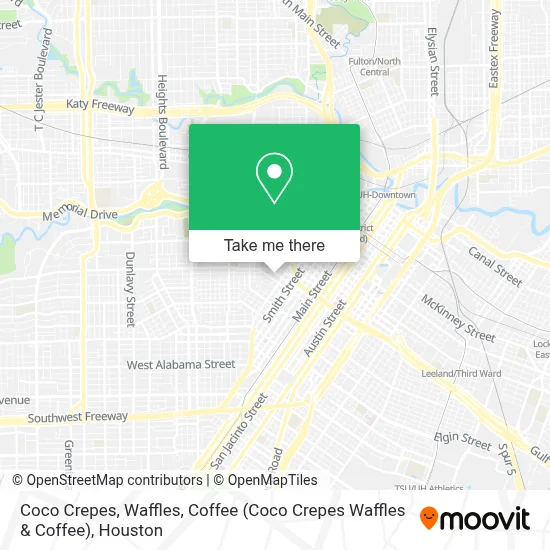 Coco Crepes, Waffles, Coffee (Coco Crepes Waffles & Coffee) map
