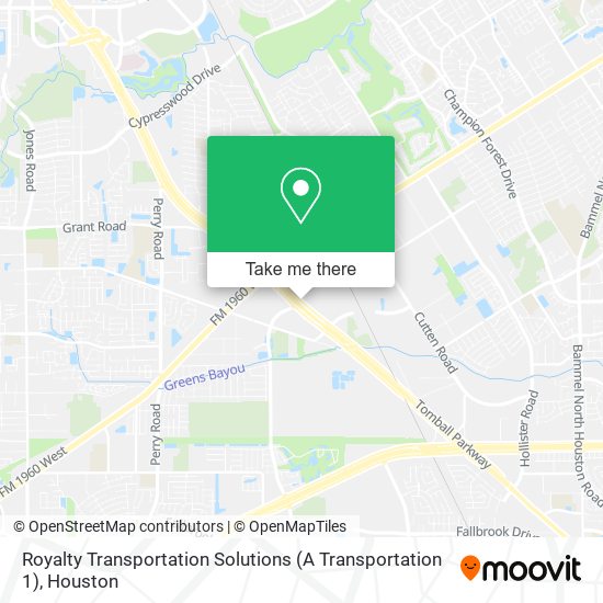 Mapa de Royalty Transportation Solutions (A Transportation 1)