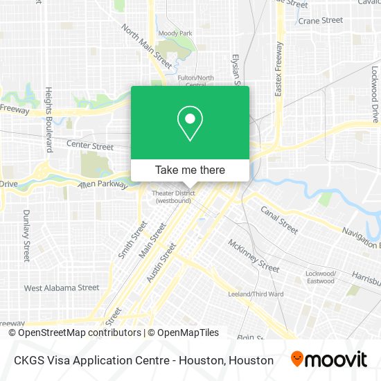 CKGS Visa Application Centre - Houston map