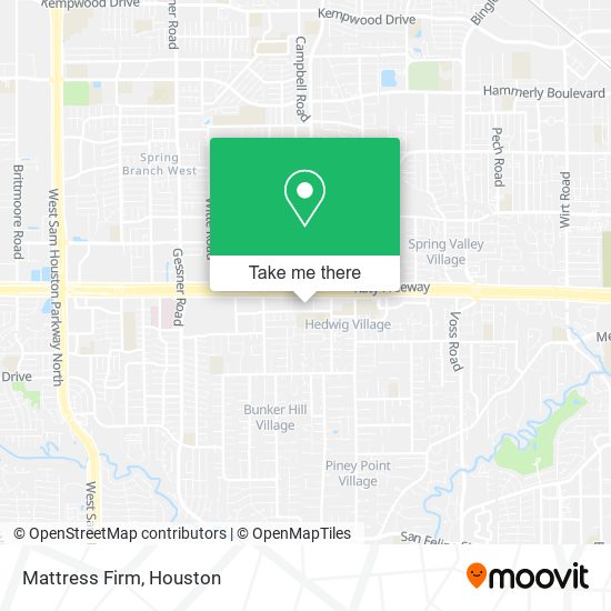 Mattress Firm map