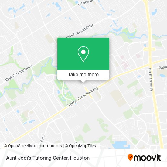 Aunt Jodi's Tutoring Center map