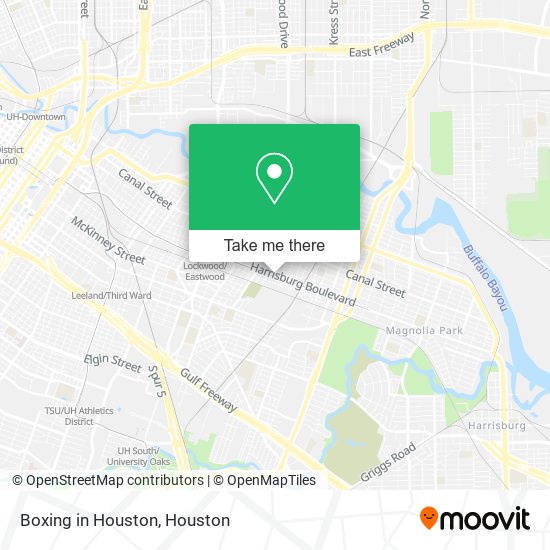 Mapa de Boxing in Houston