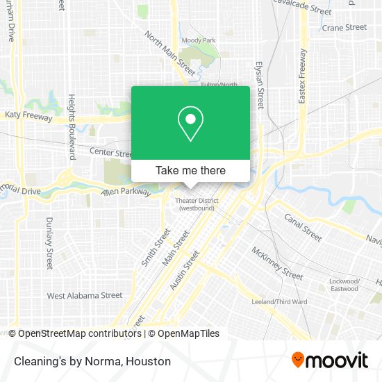 Cleaning's by Norma map