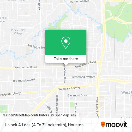 Unlock A Lock (A To Z Locksmith) map