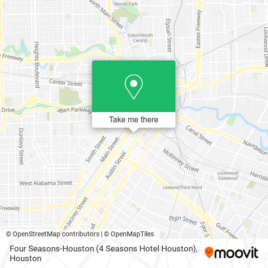 Four Seasons-Houston (4 Seasons Hotel Houston) map