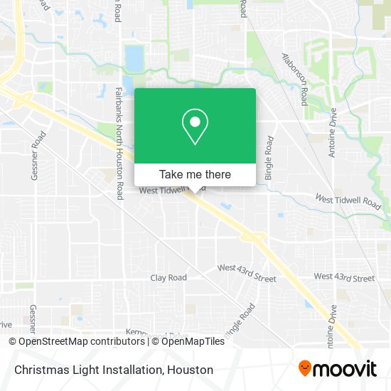 Mapa de Christmas Light Installation