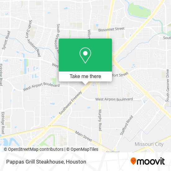 Mapa de Pappas Grill Steakhouse