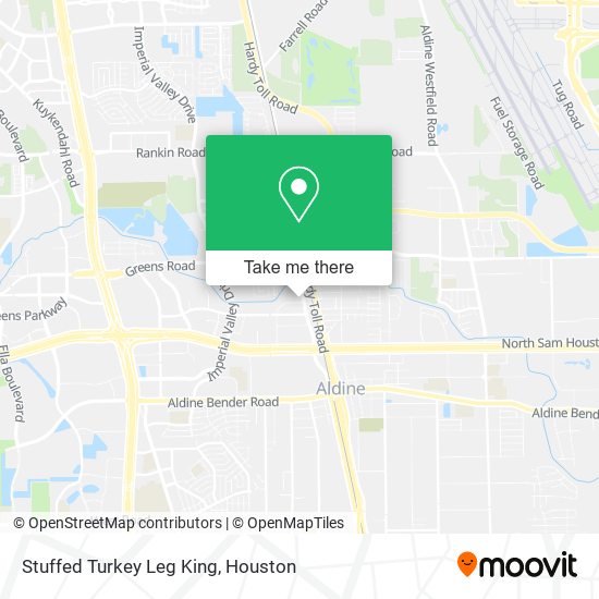 Mapa de Stuffed Turkey Leg King