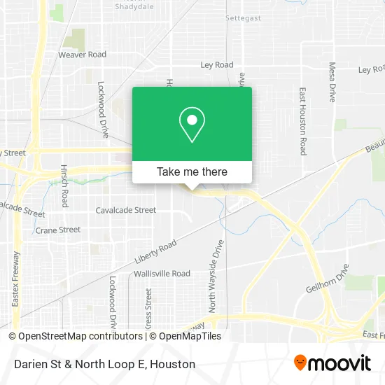 Darien St & North Loop E map