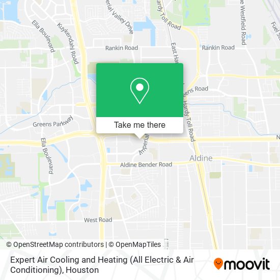 Mapa de Expert Air Cooling and Heating (All Electric & Air Conditioning)