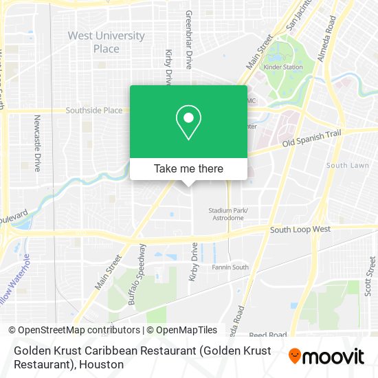 Mapa de Golden Krust Caribbean Restaurant