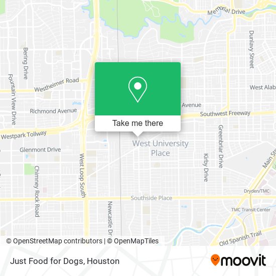 Just Food for Dogs map