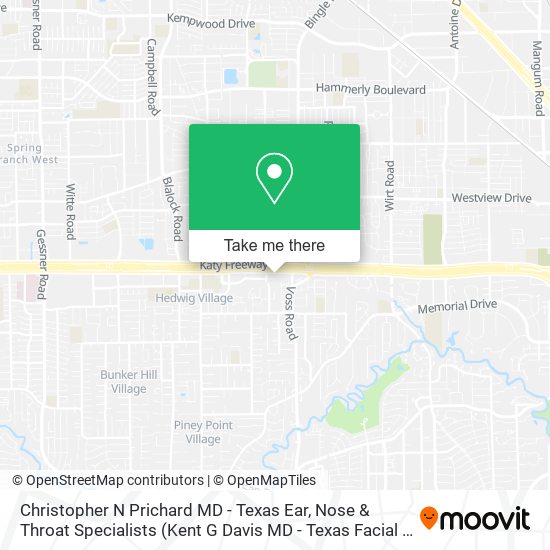 Christopher N Prichard MD - Texas Ear, Nose & Throat Specialists map