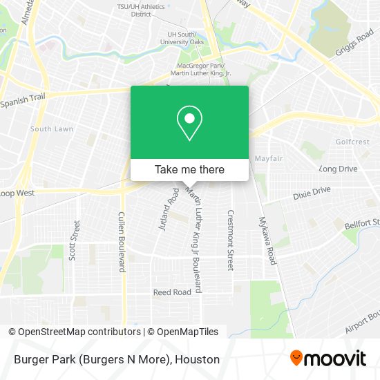 Mapa de Burger Park (Burgers N More)