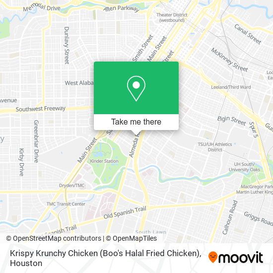 Krispy Krunchy Chicken (Boo's Halal Fried Chicken) map